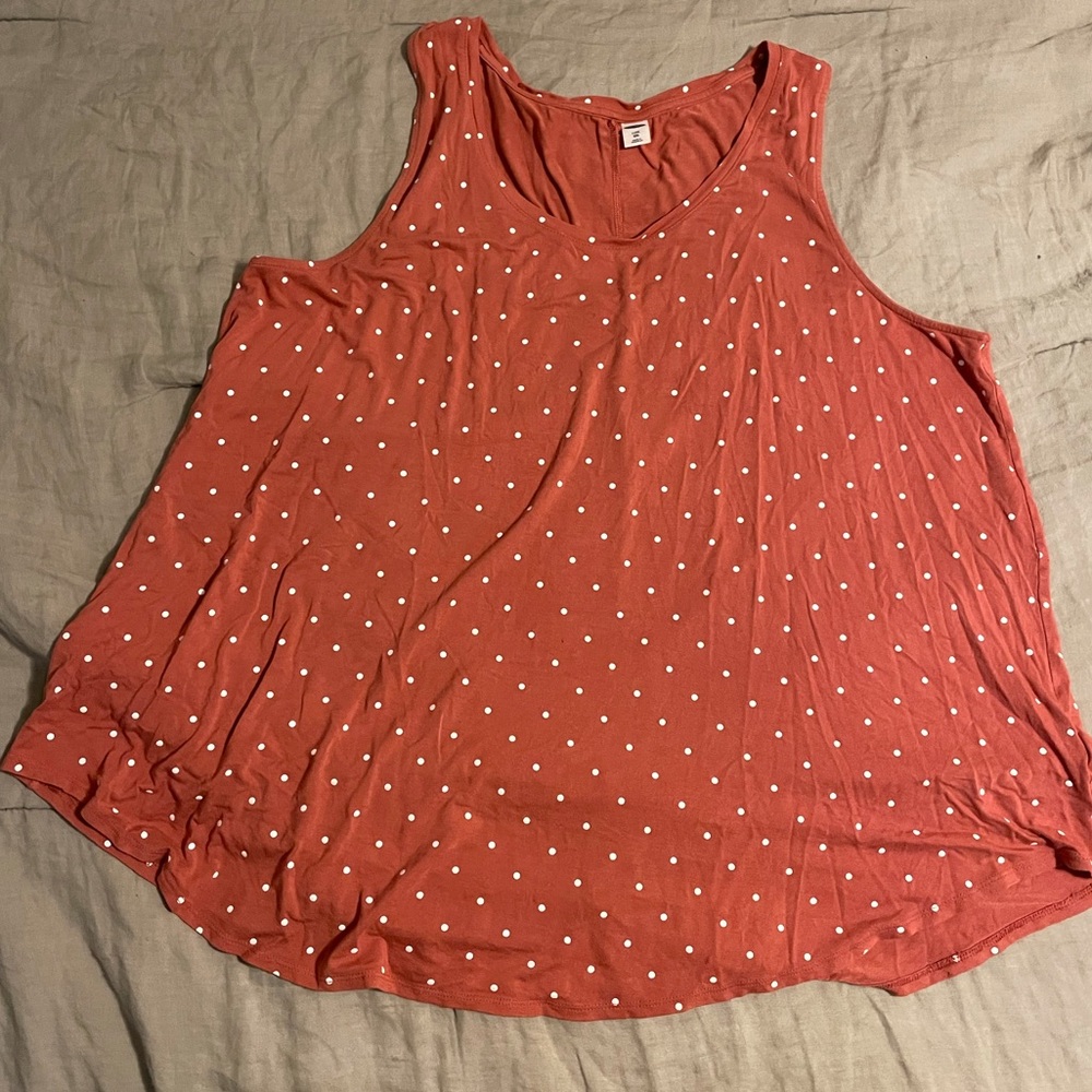 Old Navy Polka Dot Flowy Tank Top Size XXL